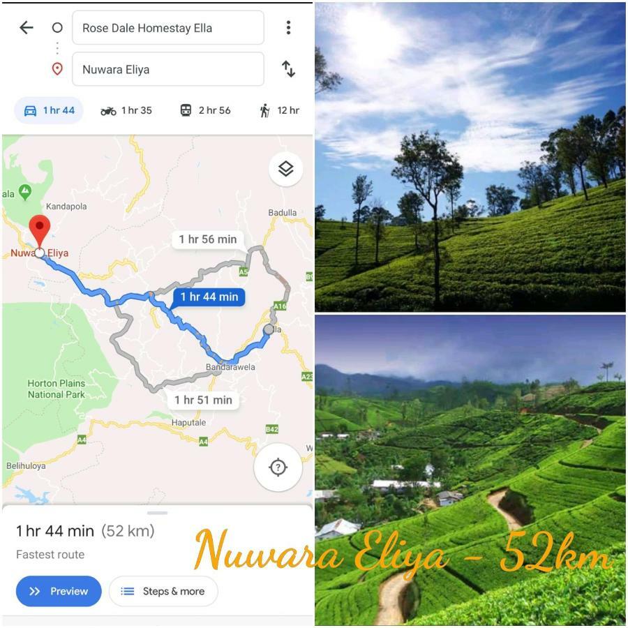 Rose Dale Homestay Элла Экстерьер фото